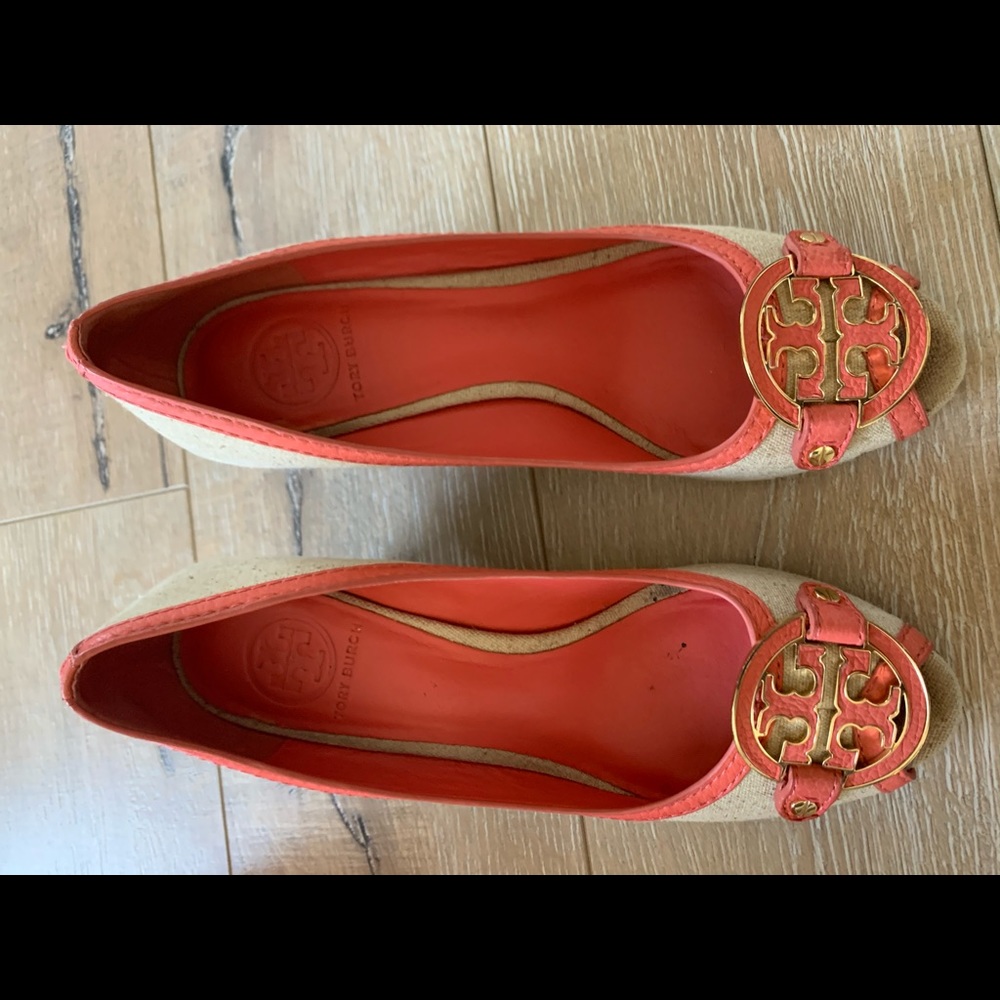 Tory Burch Strawberry Wedge Open Toe